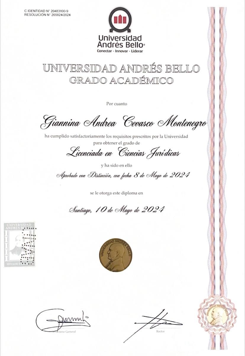 Licenciatura con Distinción